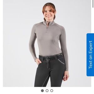 Gray Long Sleeve smartpak sun shirt xs